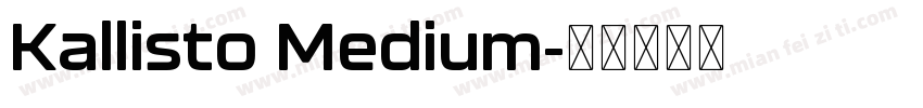 Kallisto Medium字体转换